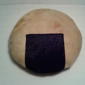 Rice Cracker pillow 11 x 2 inches. Emoji